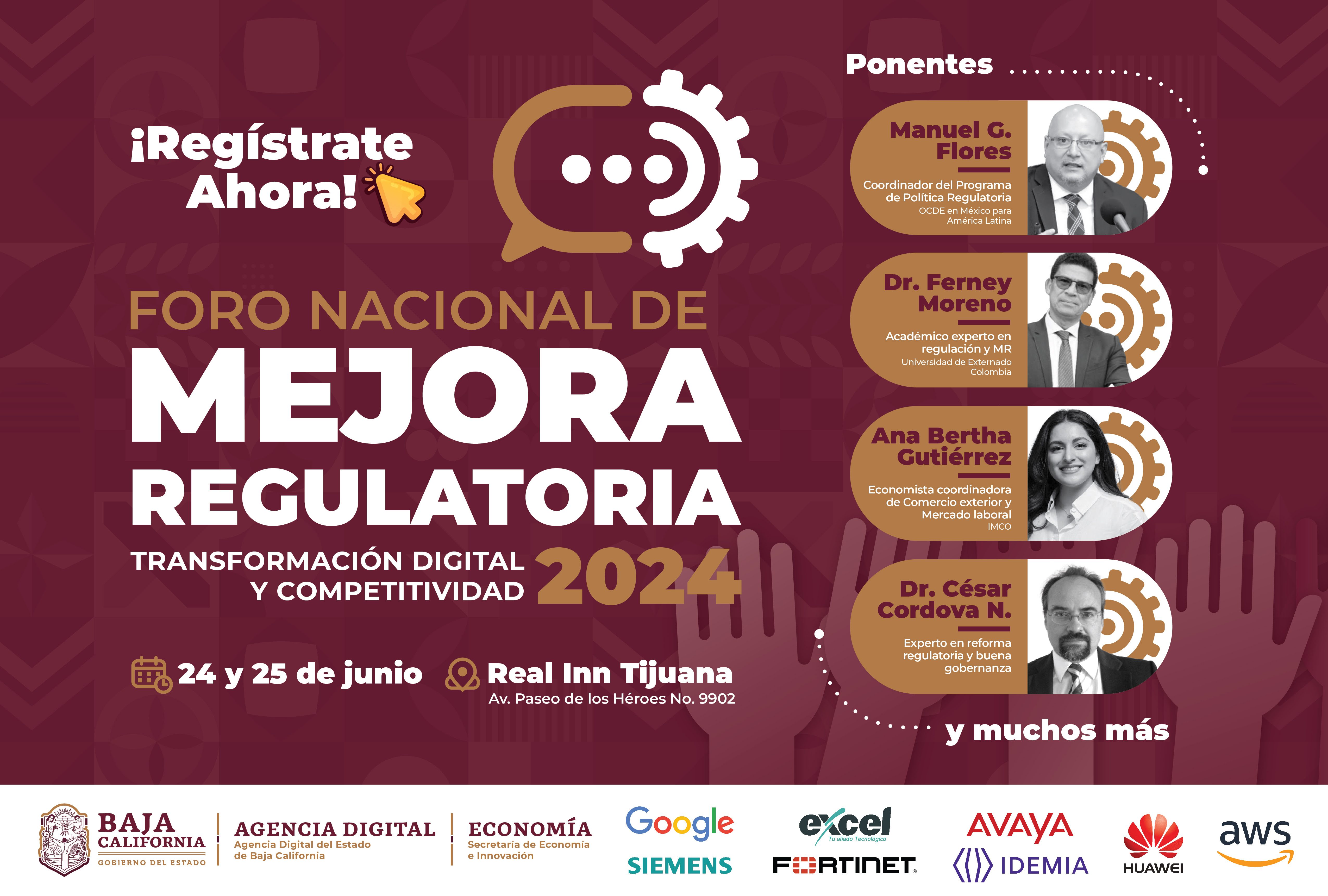 Foro Nacional de Mejora Regulatoria, Transformacion Digital y Competitividad 2024.